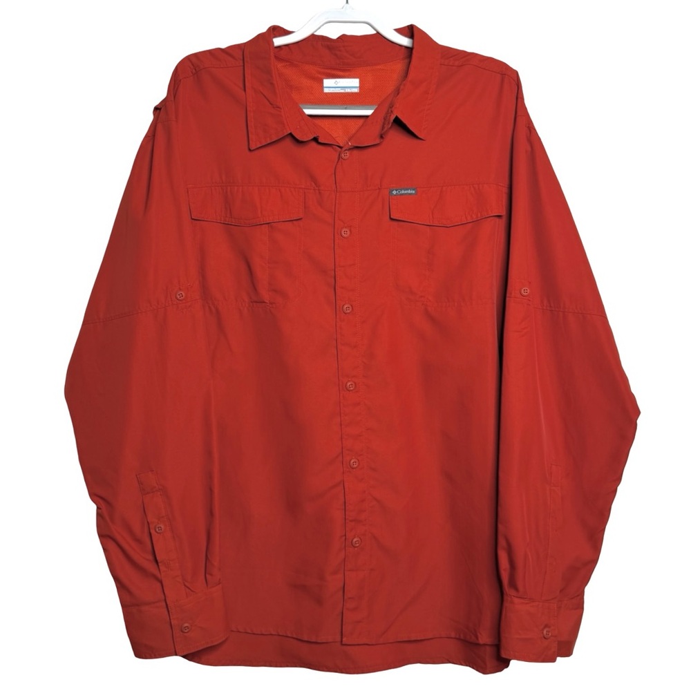 NWT Columbia Kestrel‎ Trail™ II Long Sleeve Shirt - Men's Omni-Shade UPF XXL/2TG
